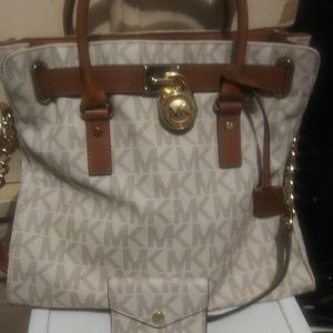 authentic Mk purse and mini wallet
